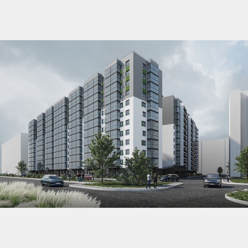 2-к. квартира, 48 м², 10/12 эт.