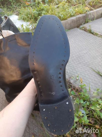 Сапоги хромовые новые