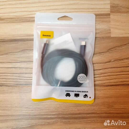 Кабель для быстрой зарядки Baseus 100 Вт Type-C 2м