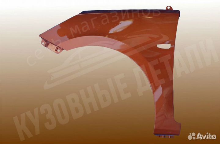Крыло левое Hyundai Solaris в цвет