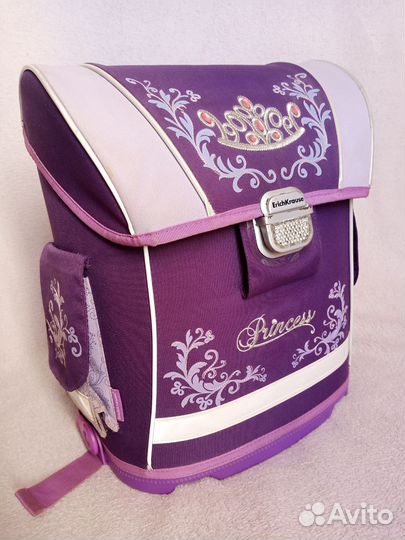 Ранец с мешком для обуви, для девочки