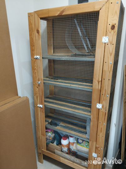 Отдам самодельную клетку для белок дегу