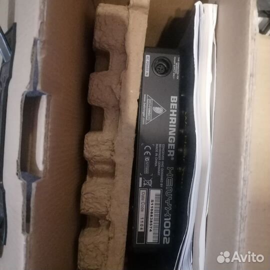 Микшерный пульт behringer xenyx 1002