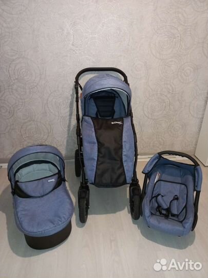 Коляска 3 в 1 (sonic plus)