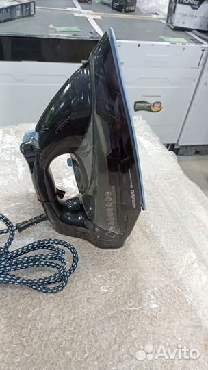 Утюг redmond RI-C247, черный/голубой