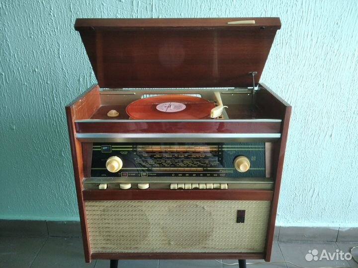 Рабочая ламповая радиола 