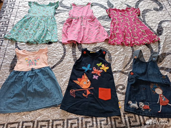 Вещи пакетом на девочку от 98 до 116
