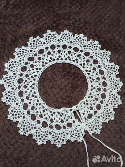 Кружевные воротники ручная работа