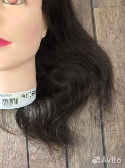 Голова-манекен с натуральными волосами 100проц