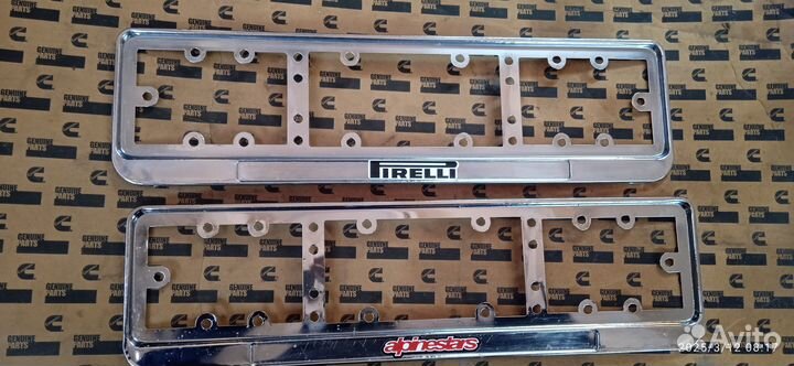 Рамки под номера нержавейка