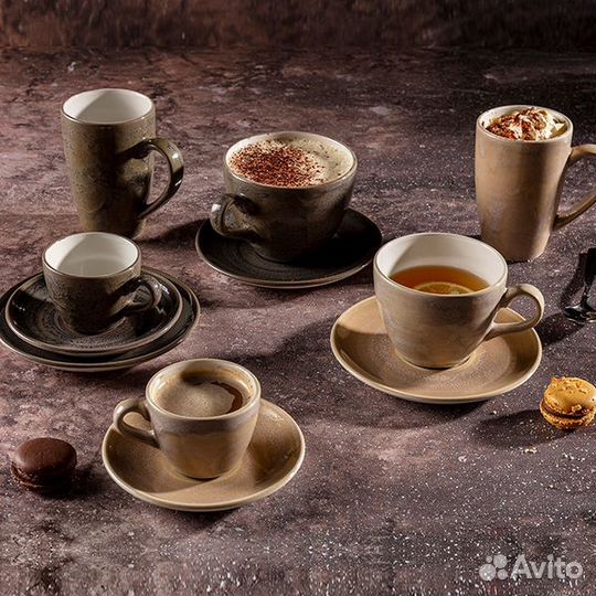 Чашка кофейная «Революшн Гранит» Aurora Revolution Granite Steelite