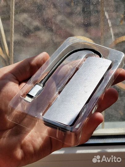 Usb type c хаб(док станция) 6 в 1 набор портов usb