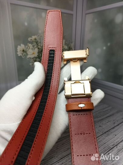 Ремень мужской hermes натуральная кожа люкс