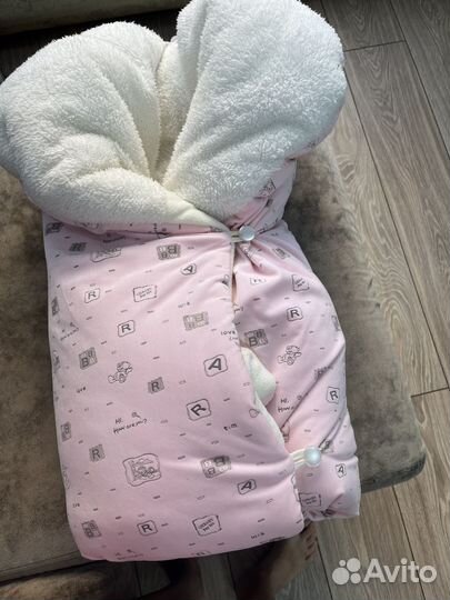 Детский конверт теплый, одеяло
