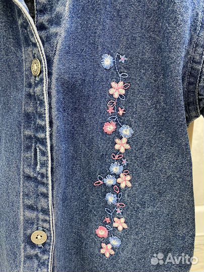 Рубашка джинсовая для девочки