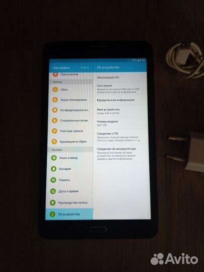 Планшет телефон samsung galaxy tab A 2016