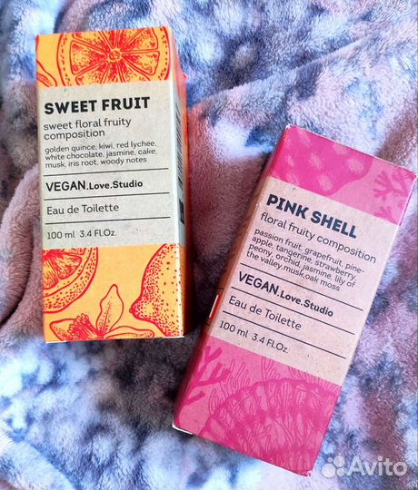 Духи VeganLoveStudio Sweet Fruit, Pink Shell 100мл
