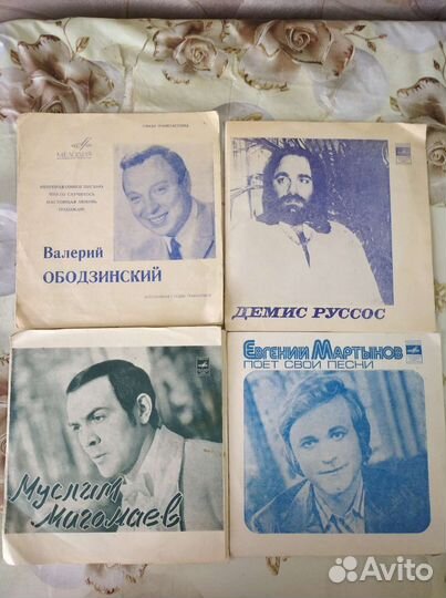 Старинные грампластинки