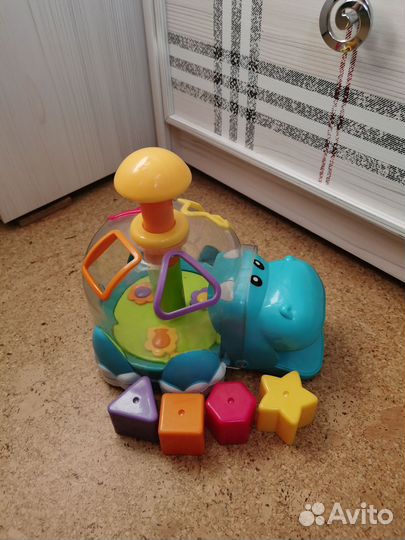 Юла бегемот сортер