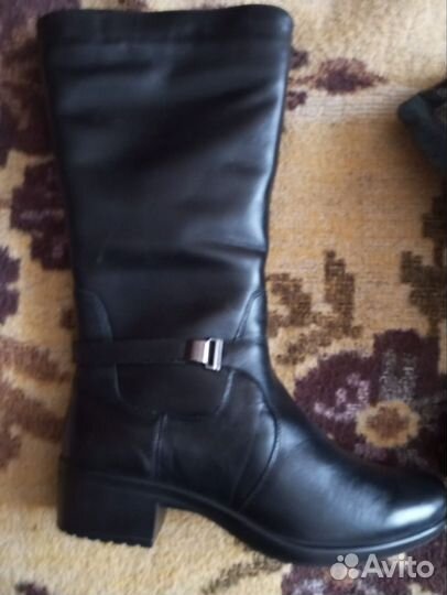 Зимние женские сапоги 38 натуральная кожа