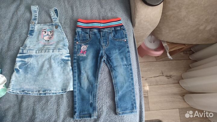 Детске вещи пакетом 74-86 на девочку