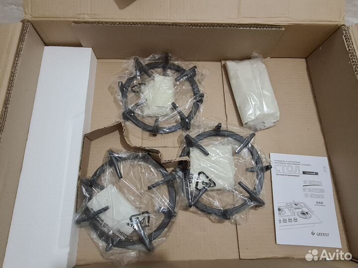 Газовая варочная панель 3 конфорки новая