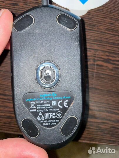 Игровая мышь logitech g102