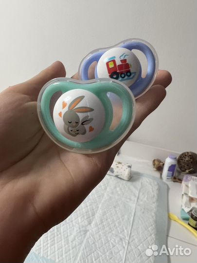 Пустышка pigeon mini light 0+