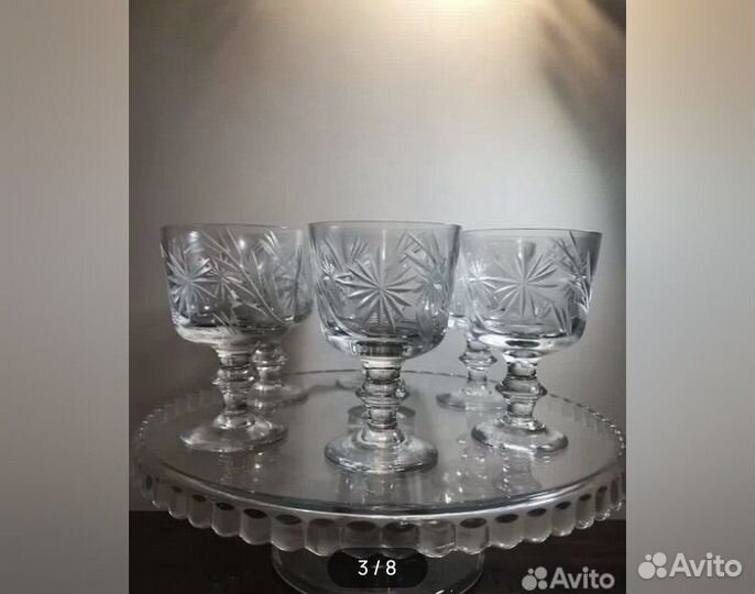 Хрустальные бокалы СССР