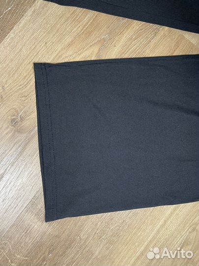 Брюки палаццо черные