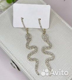 Серьги - змейки