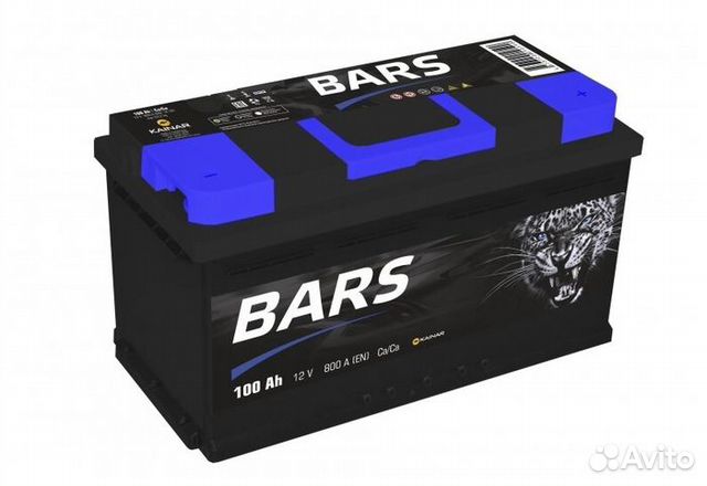 Аккумулятор 6ст-100 Bars Premium обратная пол