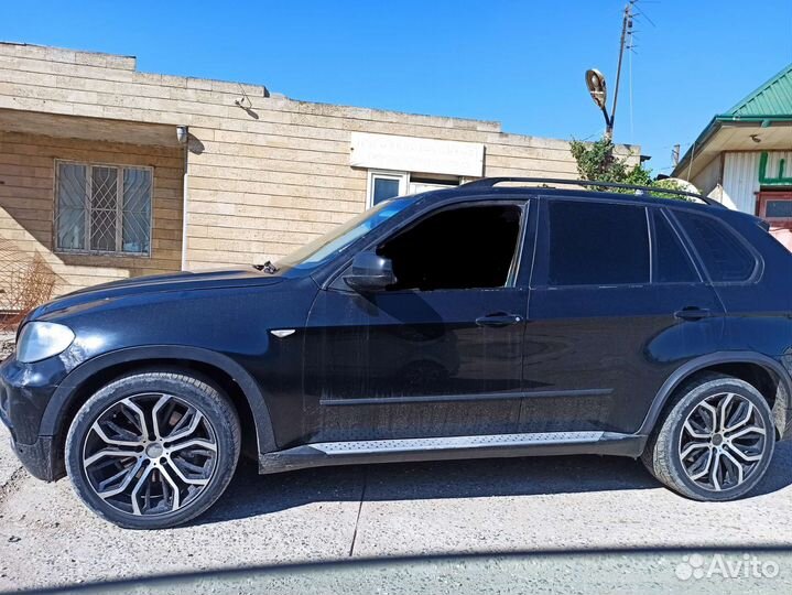 BMW X5 4.8 AT, 2007, битый, 999 999 км