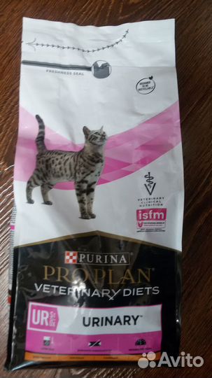 Сухой лечебный корм пуринапроплан для кошек. Новый