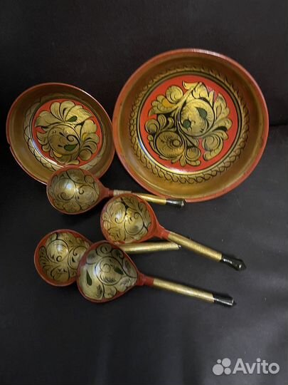 Набор хохлома СССР