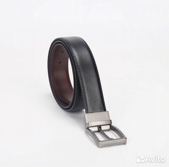 Ремень мужской кожанный двусторонний новый