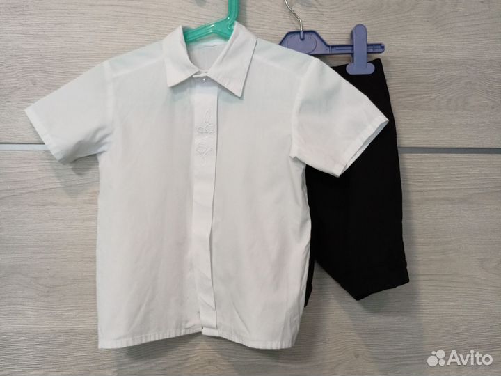 Рубашка+ шорты на мальчика 98-104 см