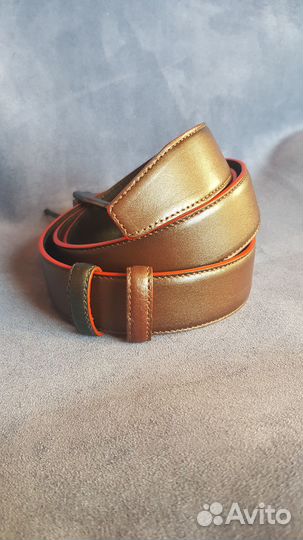 Ремень брючный натуральная кожа двухсторонний 35мм