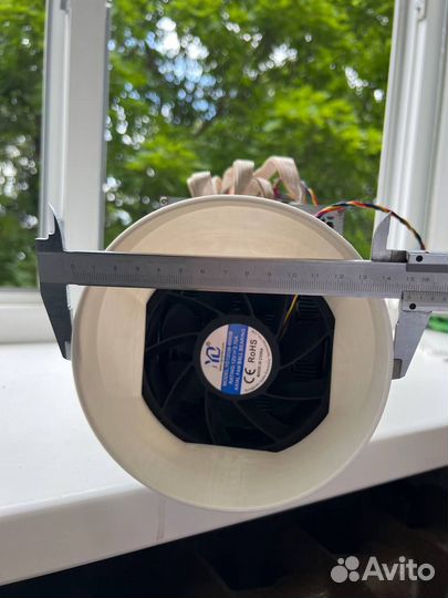 Фланец для асика 120мм для 150мм гофры