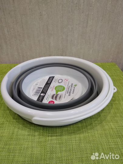 Ведро складное силиконовое