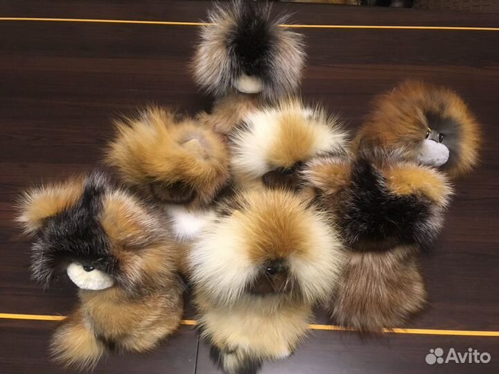 Меховые игрушки кошки