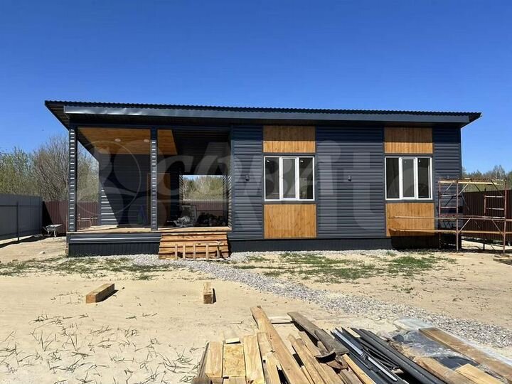 Дача 73,8 м² на участке 5 сот.