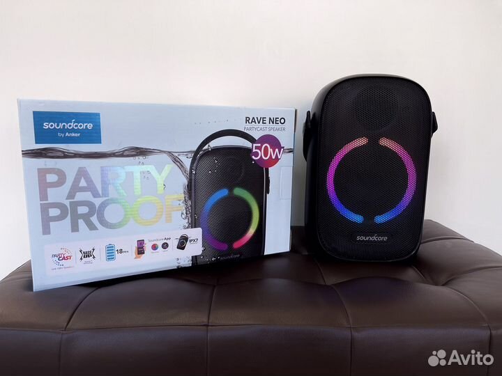 Мощная bluetooth колонка Anker Rave neo