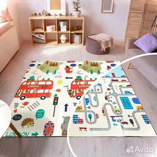 Детский коврик для ползания новый