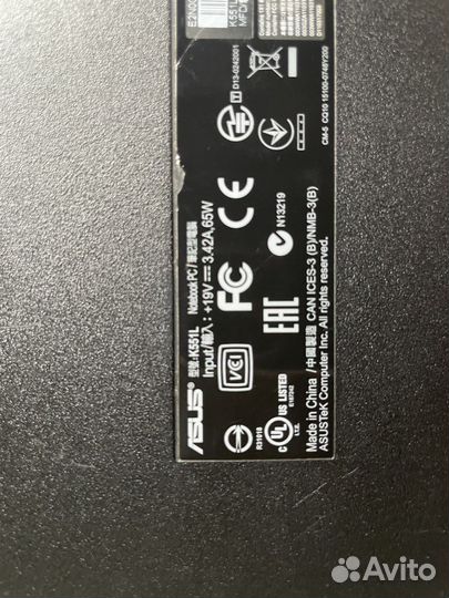 Ноутбук asus k551l