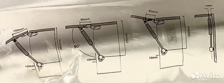 Газлифт мебельный 60N