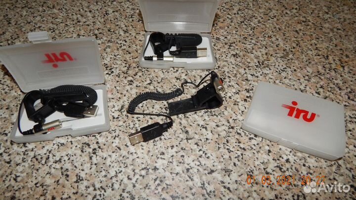 Фонарик USB светодиодный iru для ноутбука