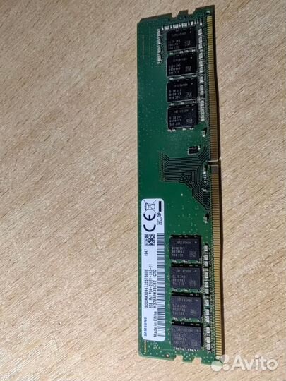 Оперативная память озу Samsung pc4-2666v-ua2-11