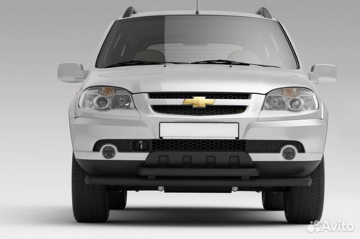 Нива Шевроле защита бампера передняя