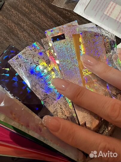 Фольга для дизайна ногтей